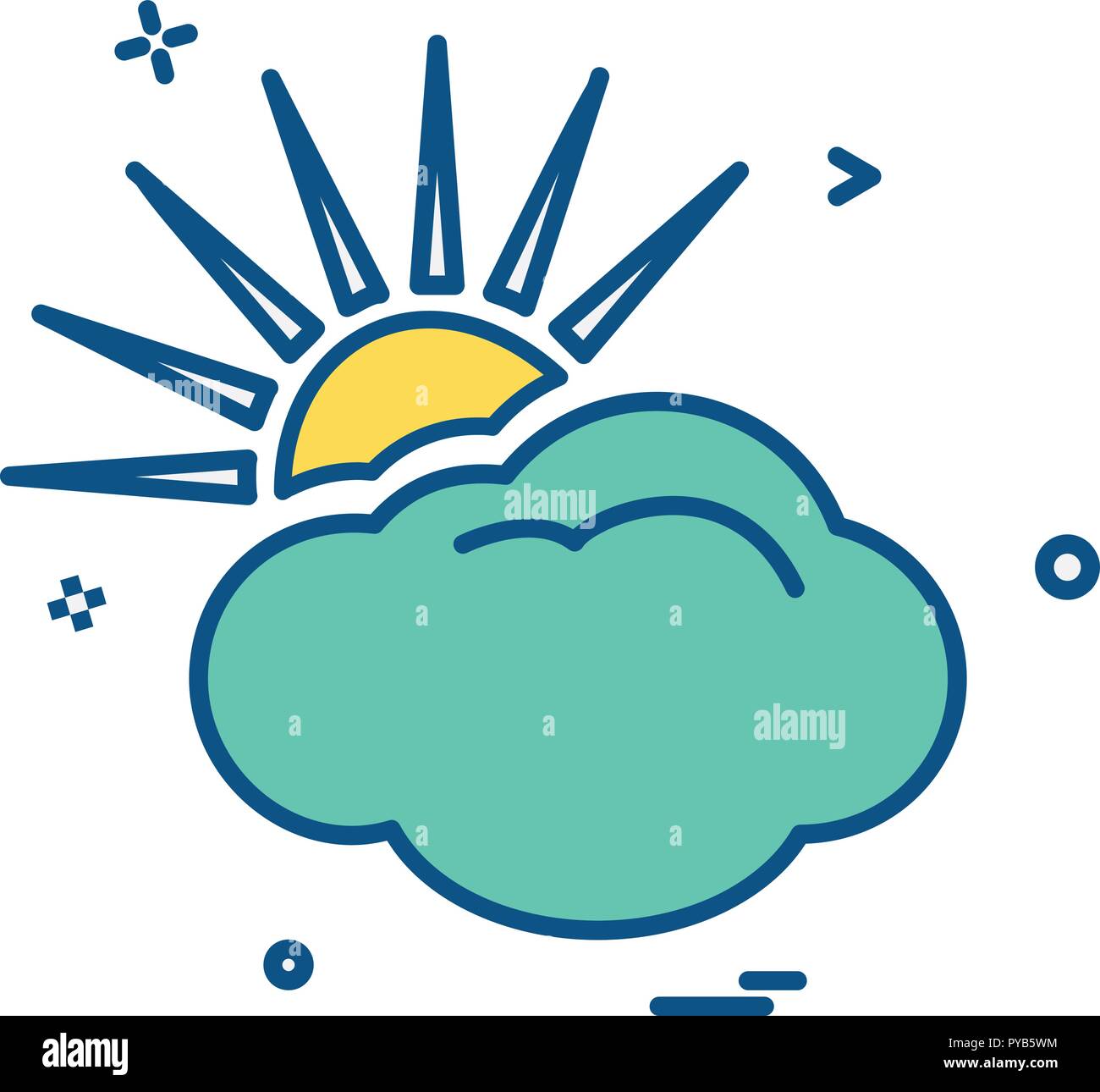 Cloud icon design vector Stock Vector Image & Art - Alamy