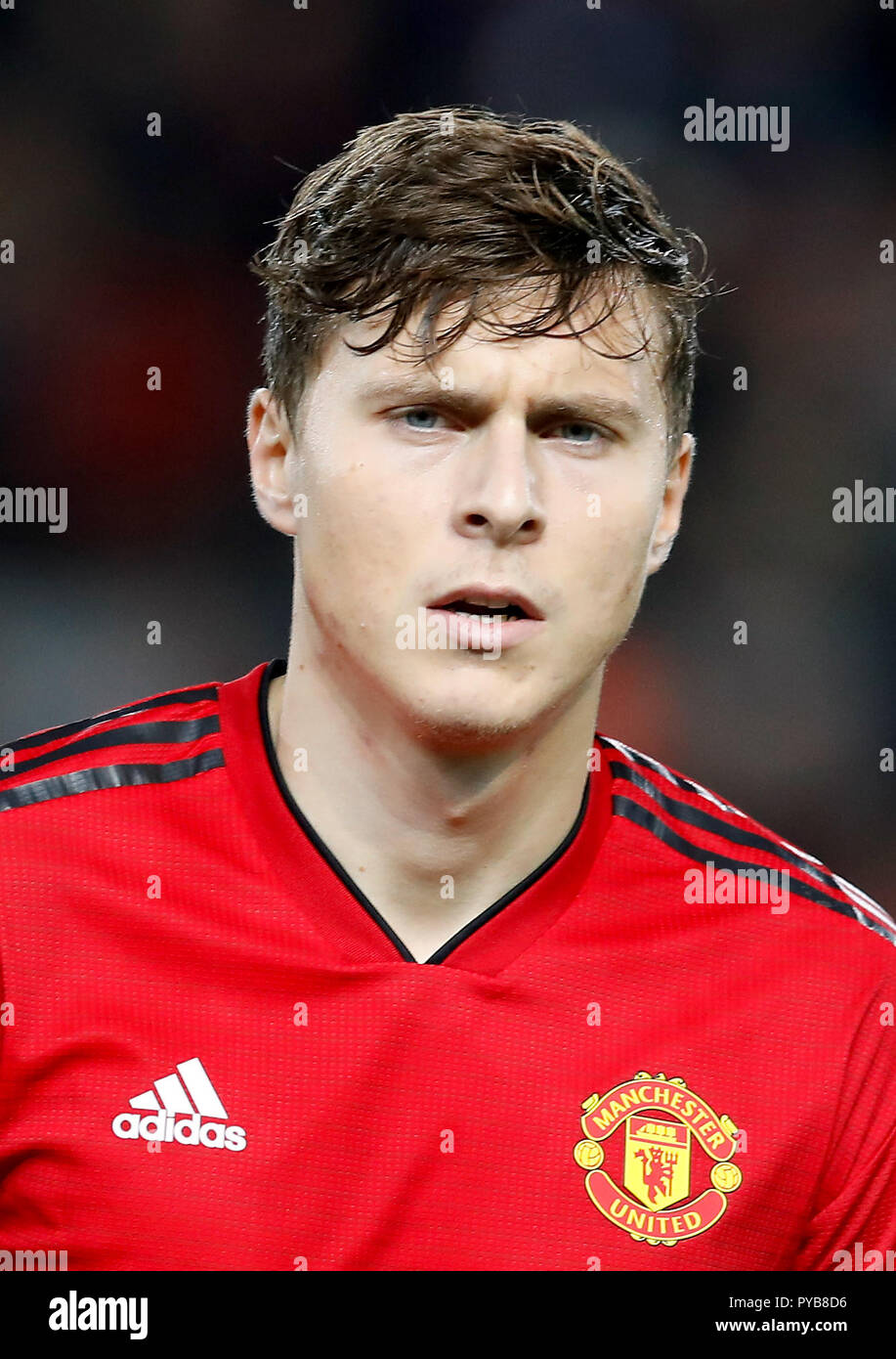 Manchester United's Victor Lindelof Stock Photo