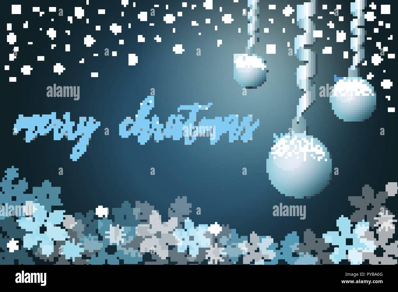 Winter holiday balls Stock Vector Images - Alamy