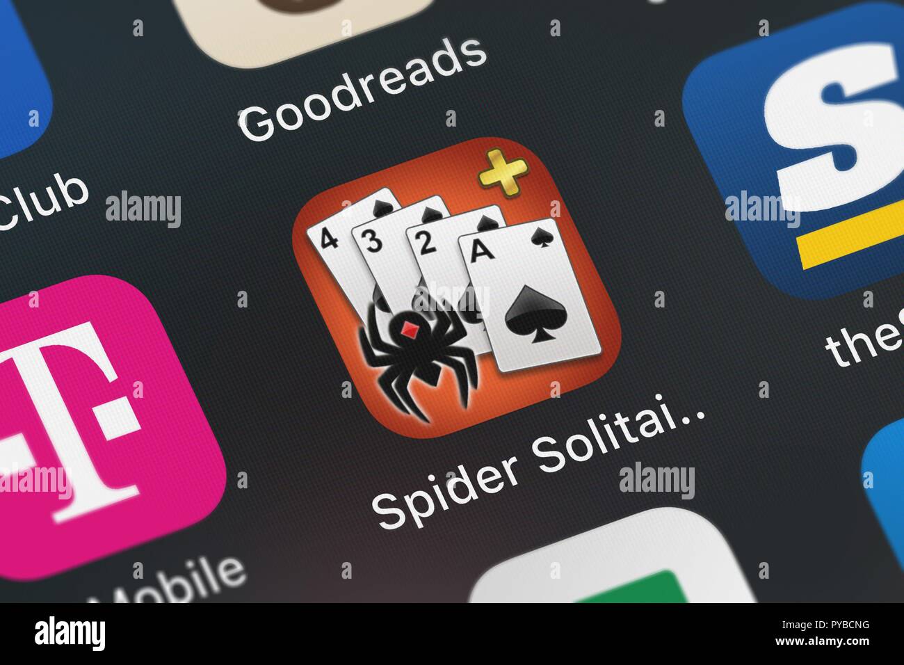 Solitaire spiderette hi-res stock photography and images - Alamy