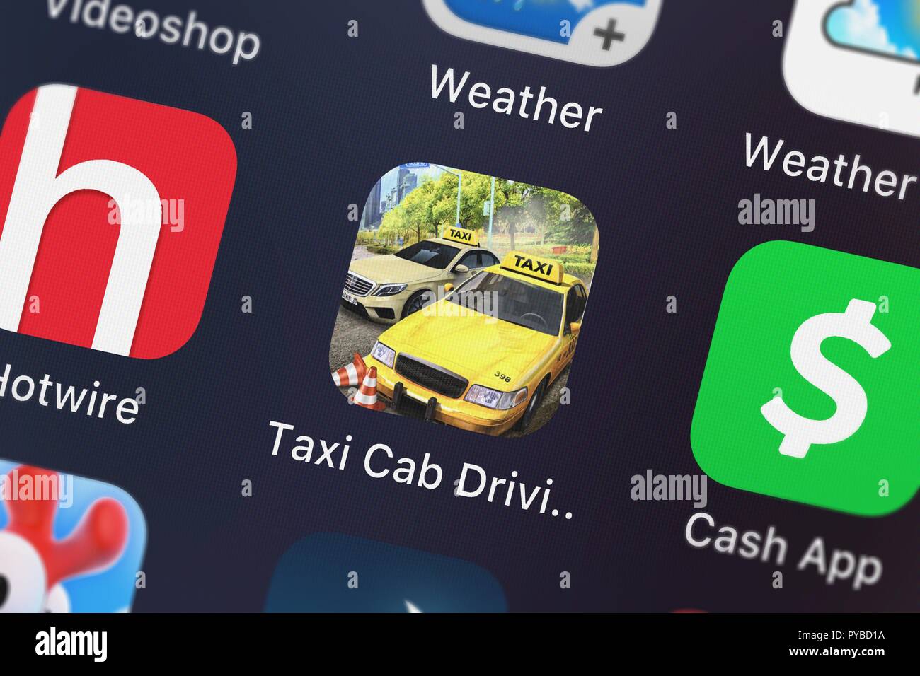Taxi cab driving simulator hi-res stock photography and images - Alamy