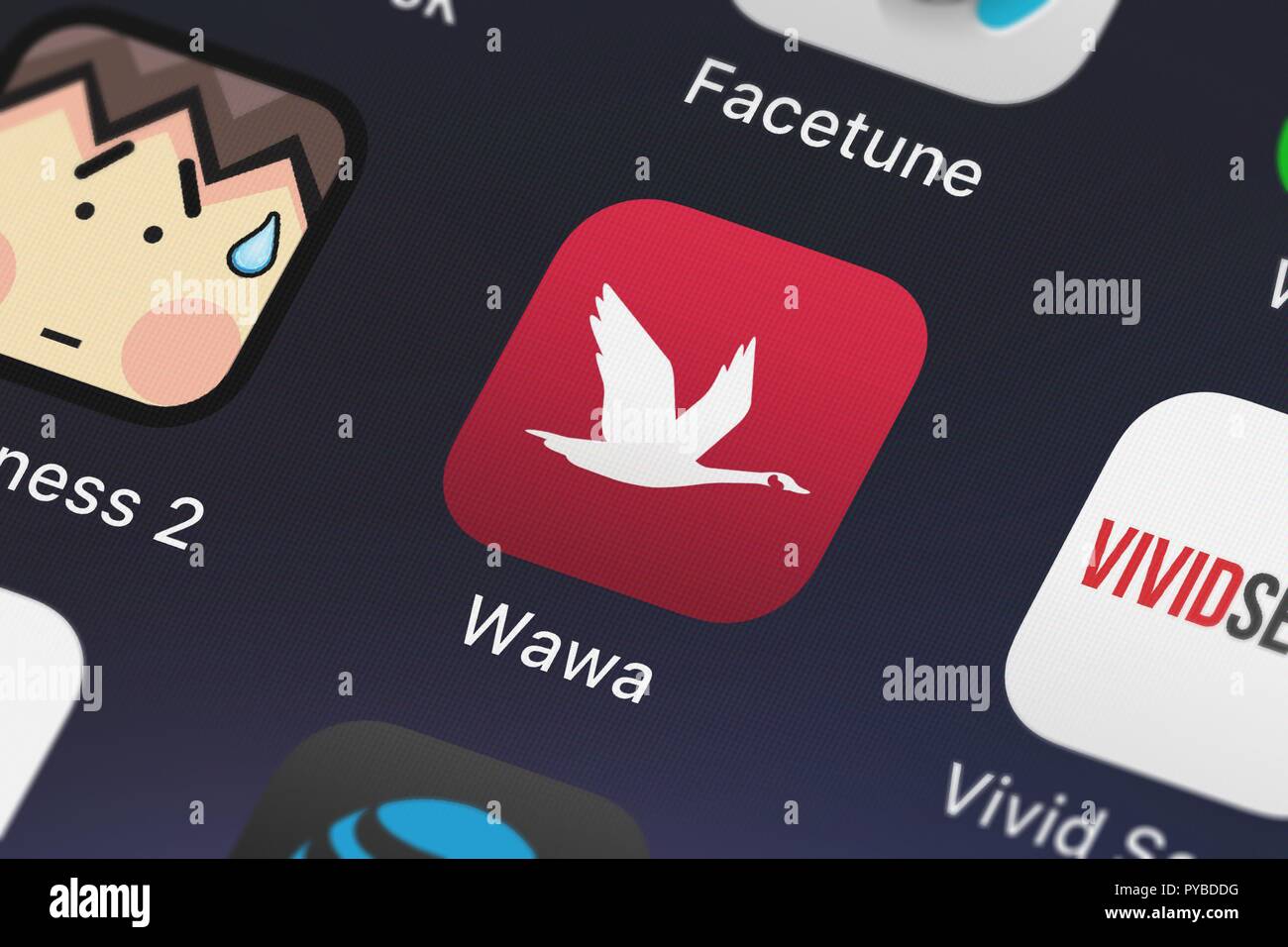 london united kingdom october 26 2018 the wawa mobile wawa inc
