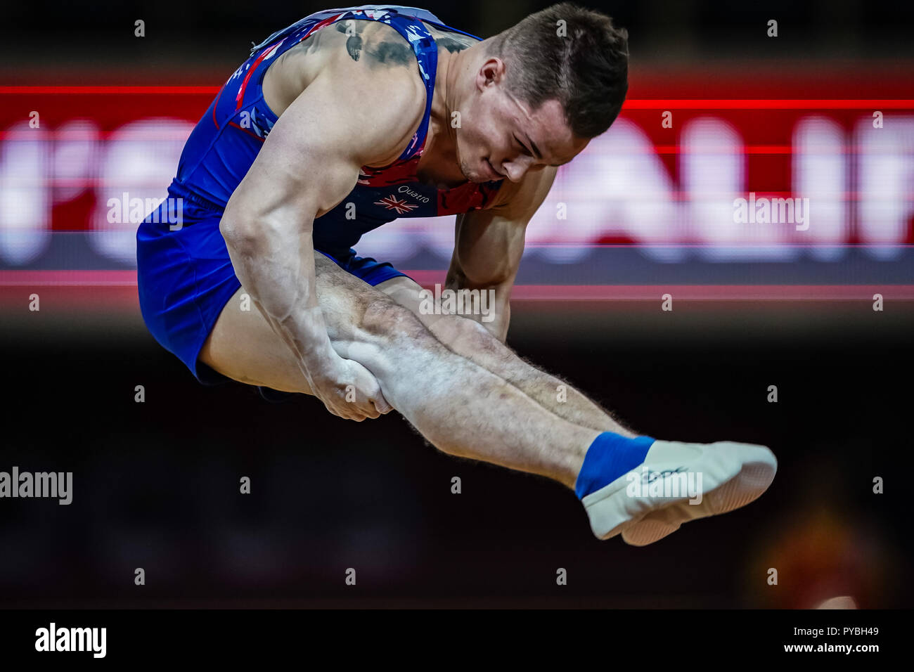 Doha, Qatar. October 26, 2018 Brinn Bevan of Great Britain during