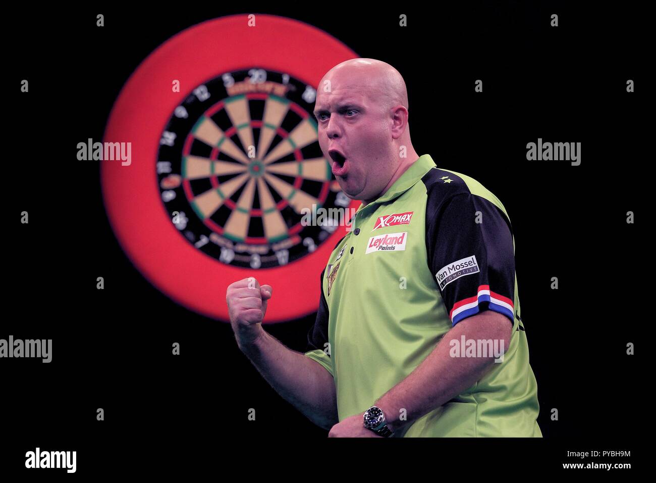 Dortmund, Deutschland. 25th Oct, 2018. firo: 25.10.2018, Dart, PDC, Unibet  European Darts Championship 2018, Dortmund