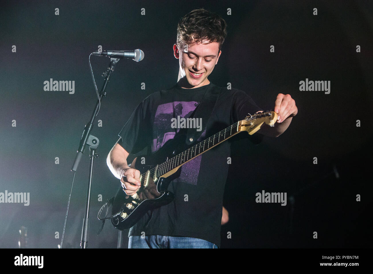 Milan, Italy. 26 October 2018. The English singer-songwriter Ethan