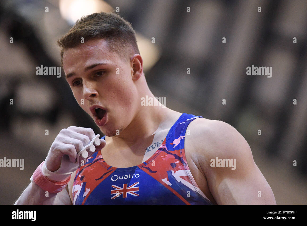 Brinn Bevan (GBR), October 26, 2018 Artistic Gymnastics The 2018
