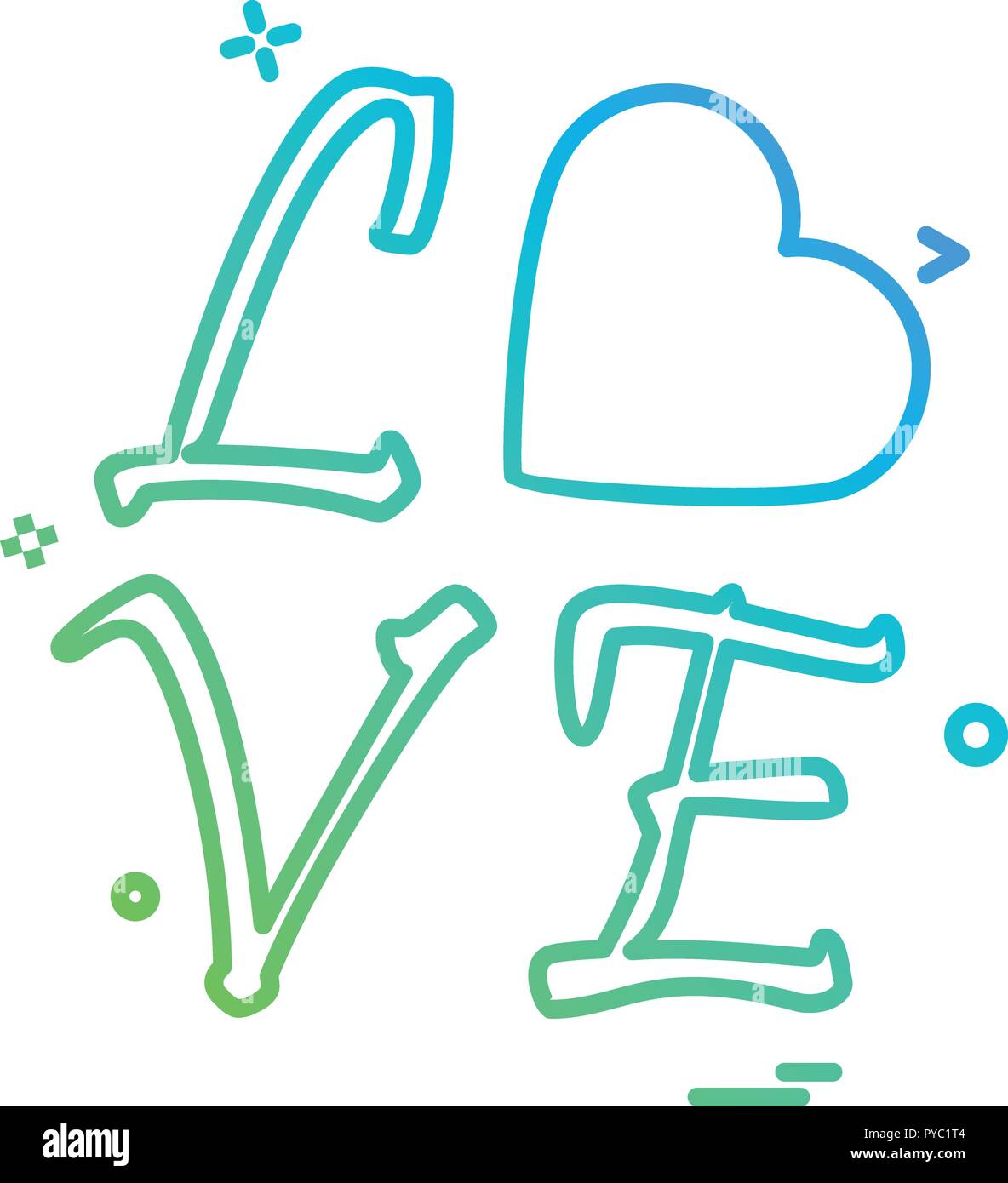 Hearts icon design vector Stock Vector Image & Art - Alamy
