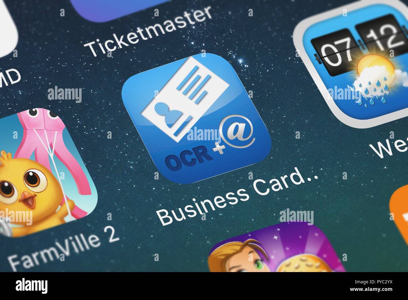 Business card ocr scanner lite hires stock photography and images Alamy