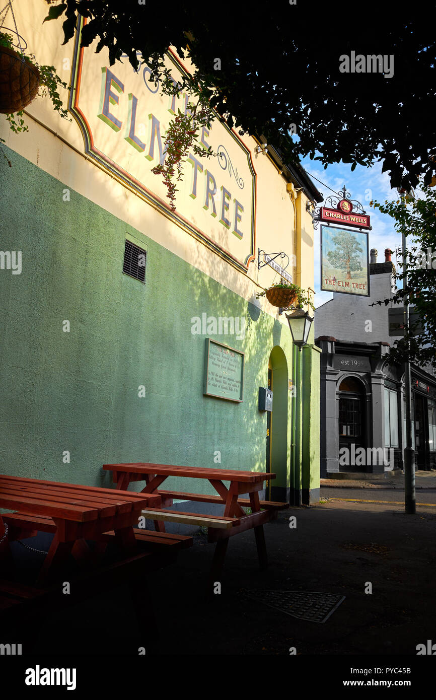 Elm Tree pub at the junction of Orchard street, Eden street and Elm
