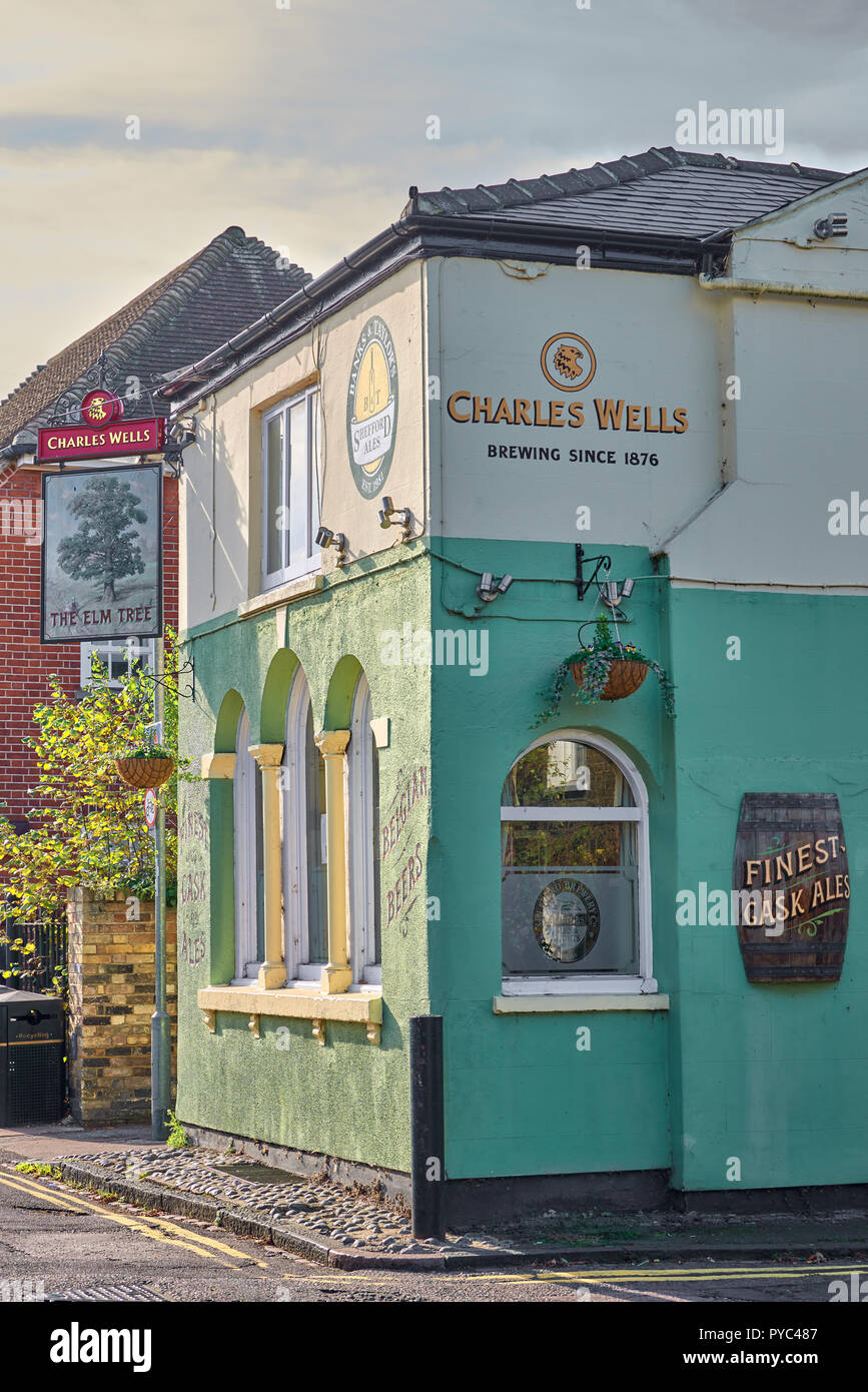 Elm Tree pub at the junction of Orchard street, Eden street and Elm