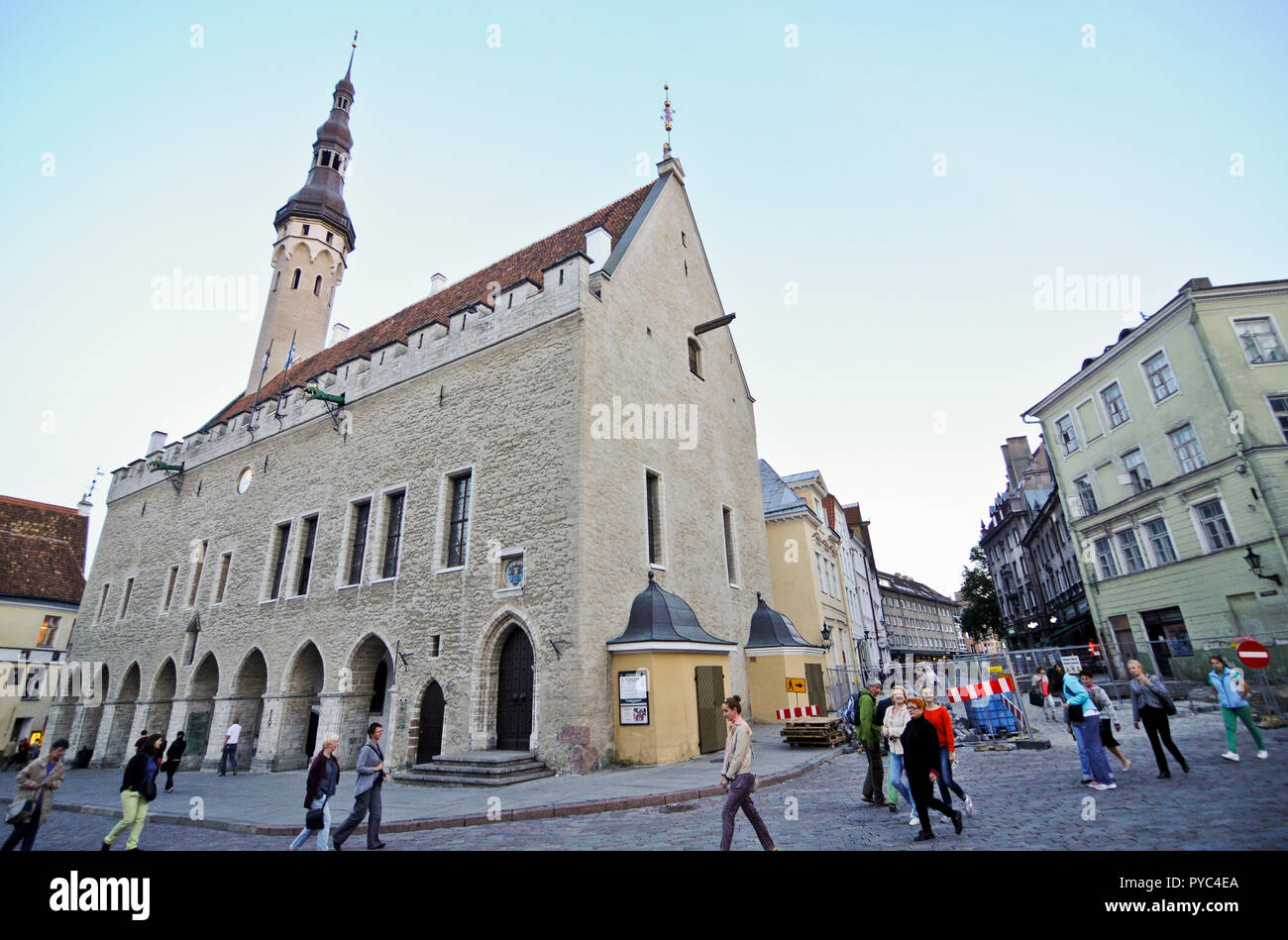 Tallinn Town Hall, Estonia Stock Photo