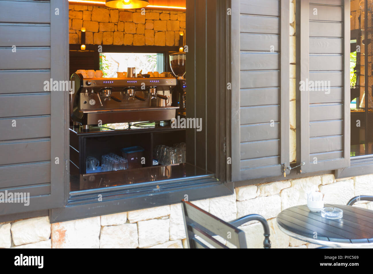 French style coffee shop Stock Photo - Alamy