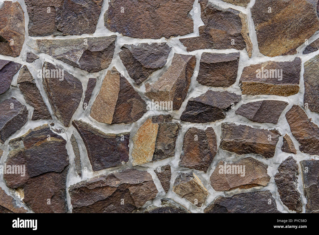 Sandstone wall from a building in east erzgebirge for background. Great look Stock Photo