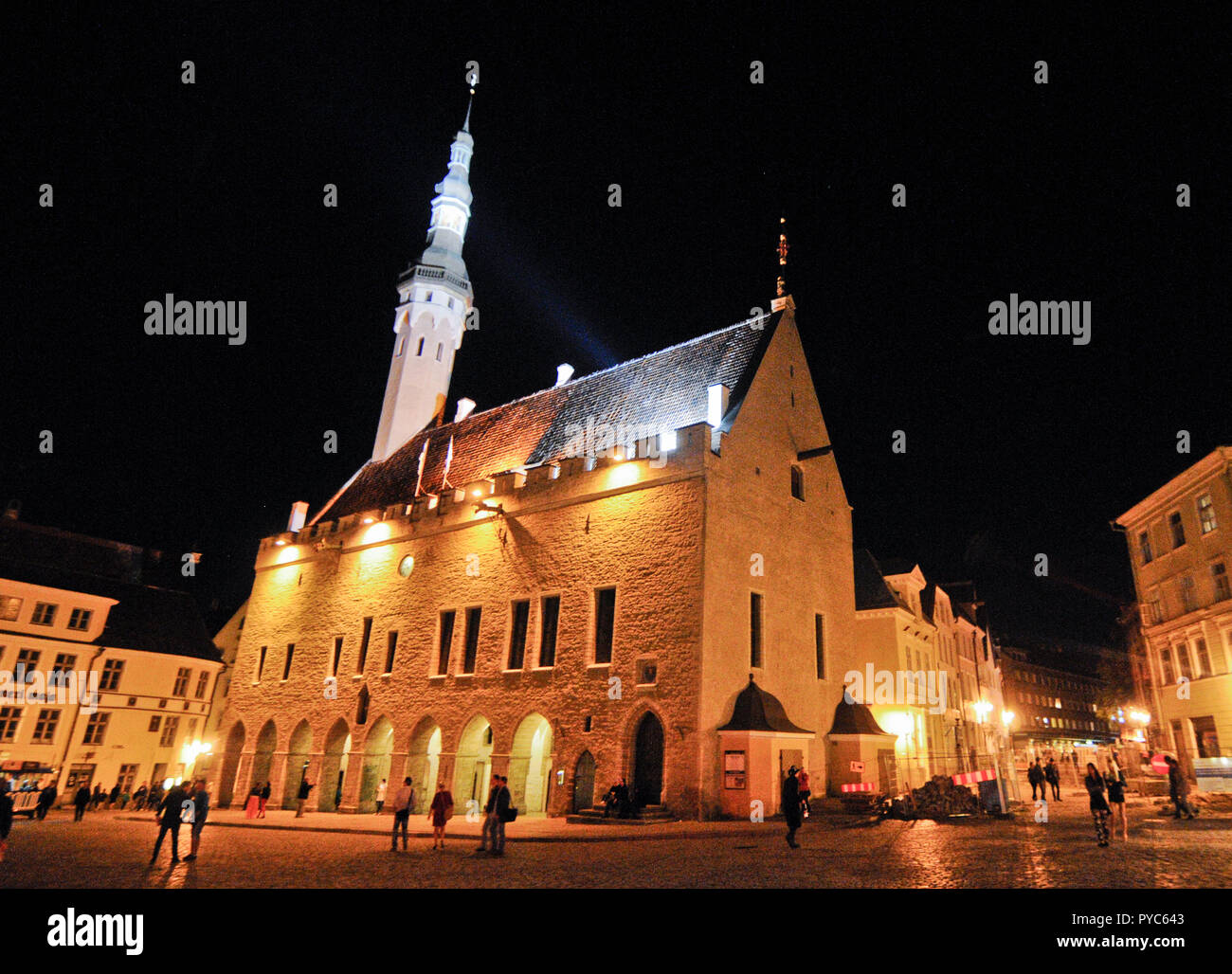 Tallinn Town Hall, Estonia Stock Photo