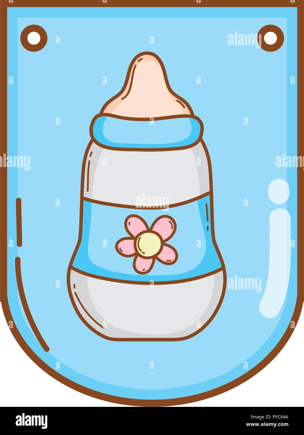Baby bottle cartoon Stock Vector Image & Art Alamy