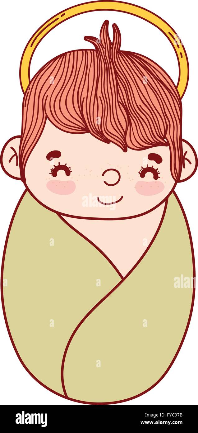 Christmas nativity scene cartoon Stock Vector Image & Art - Alamy