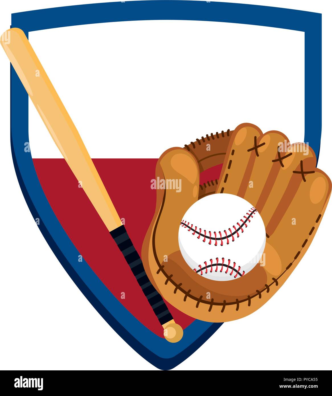 baseball equipment cartoon Stock Vector Image & Art Alamy