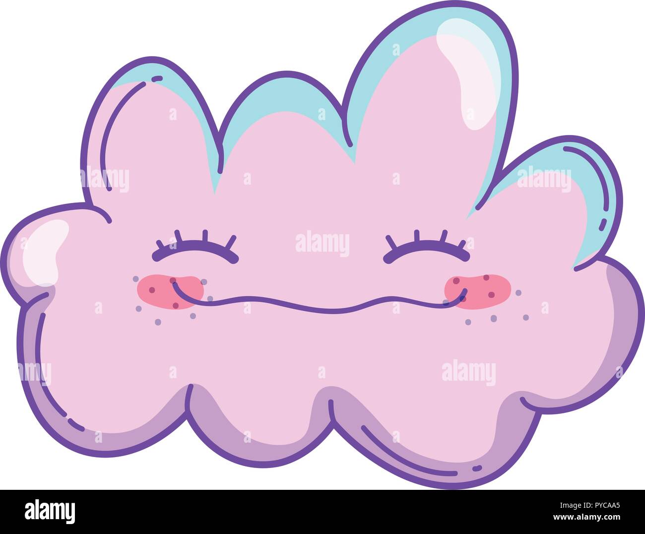 Cute cloud cartoon Stock Vector Image & Art - Alamy