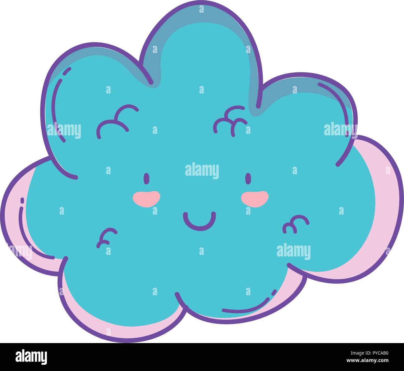 Cute cloud cartoon Stock Vector Image & Art - Alamy