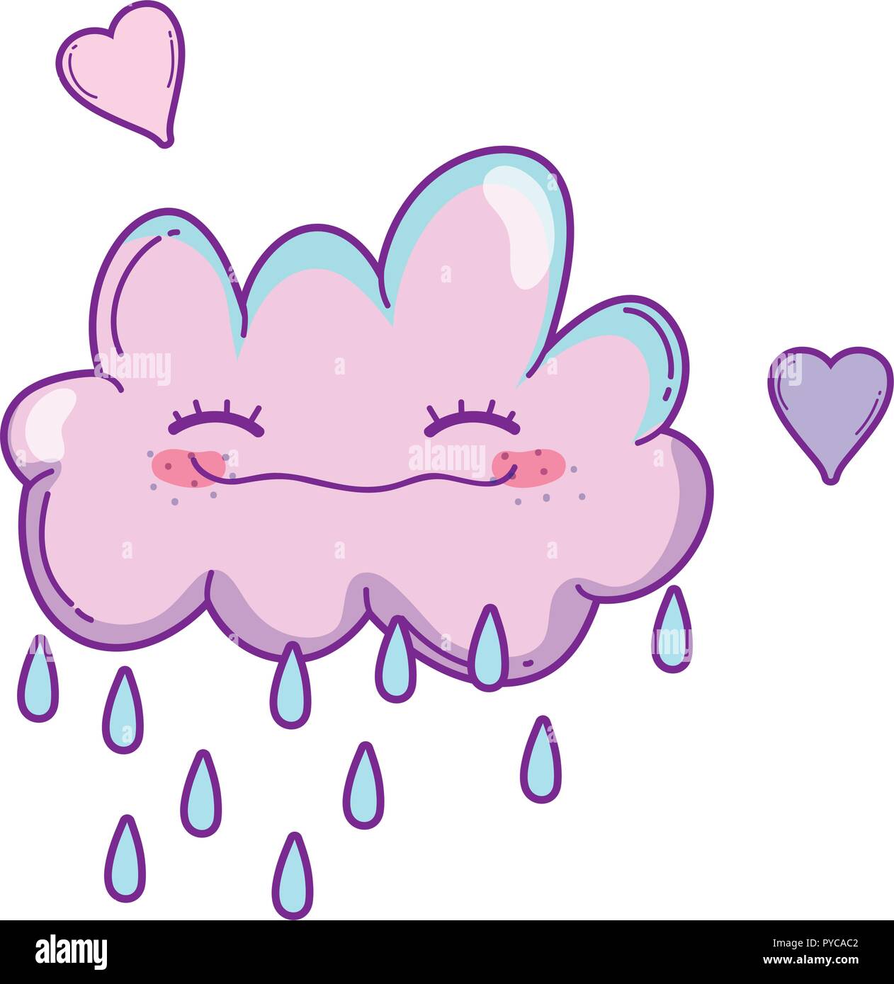 Cute cloud cartoon Stock Vector Image & Art - Alamy