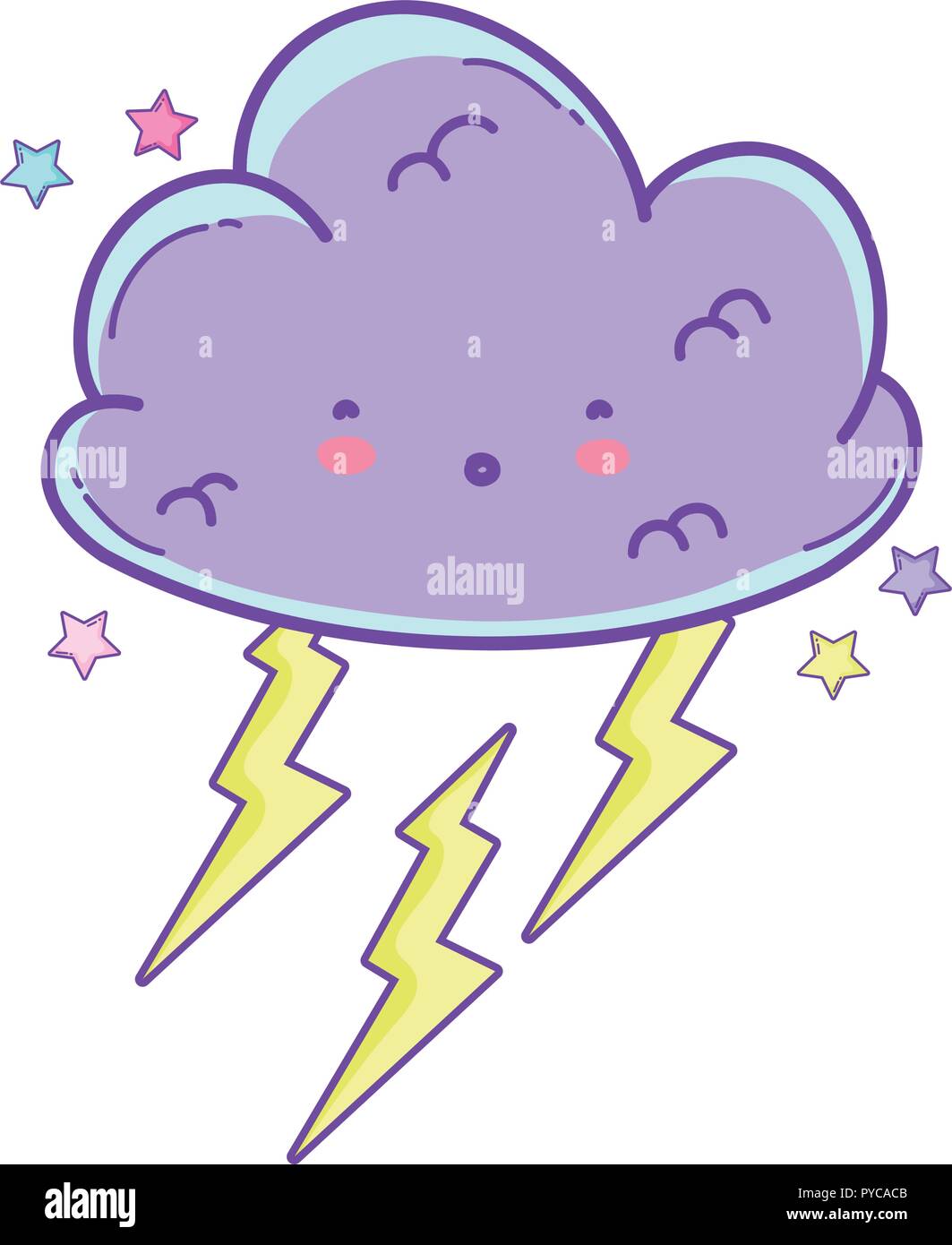 Cute cloud cartoon Stock Vector Image & Art - Alamy