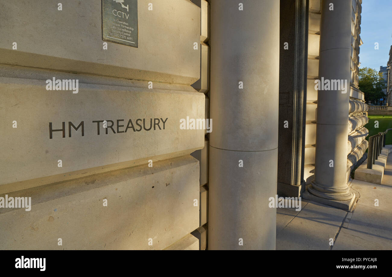 HM treasury london Stock Photo Alamy