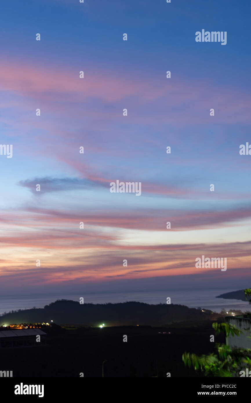 colorful clouds in the sky at sunset Stock Photo - Alamy