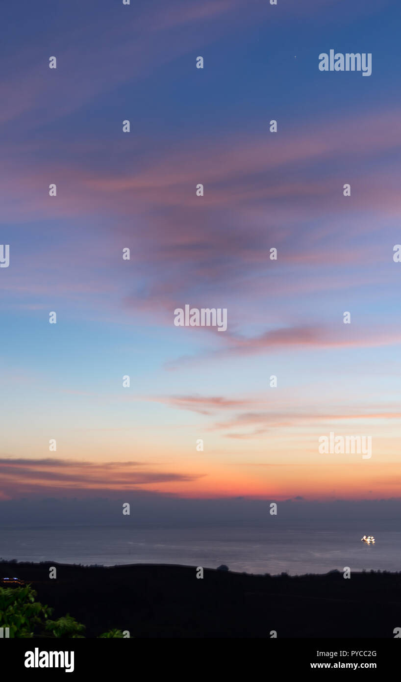 colorful clouds in the sky at sunset Stock Photo - Alamy