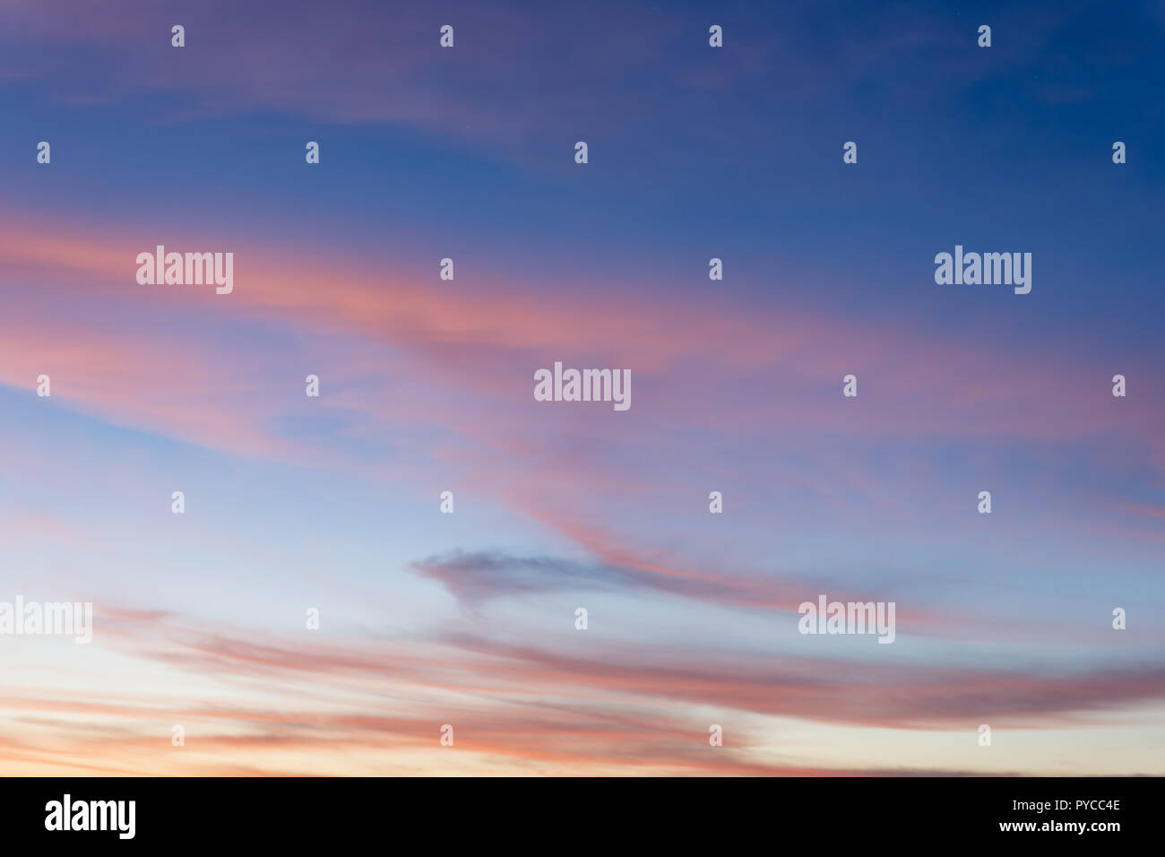 colorful clouds in the sky at sunset Stock Photo - Alamy
