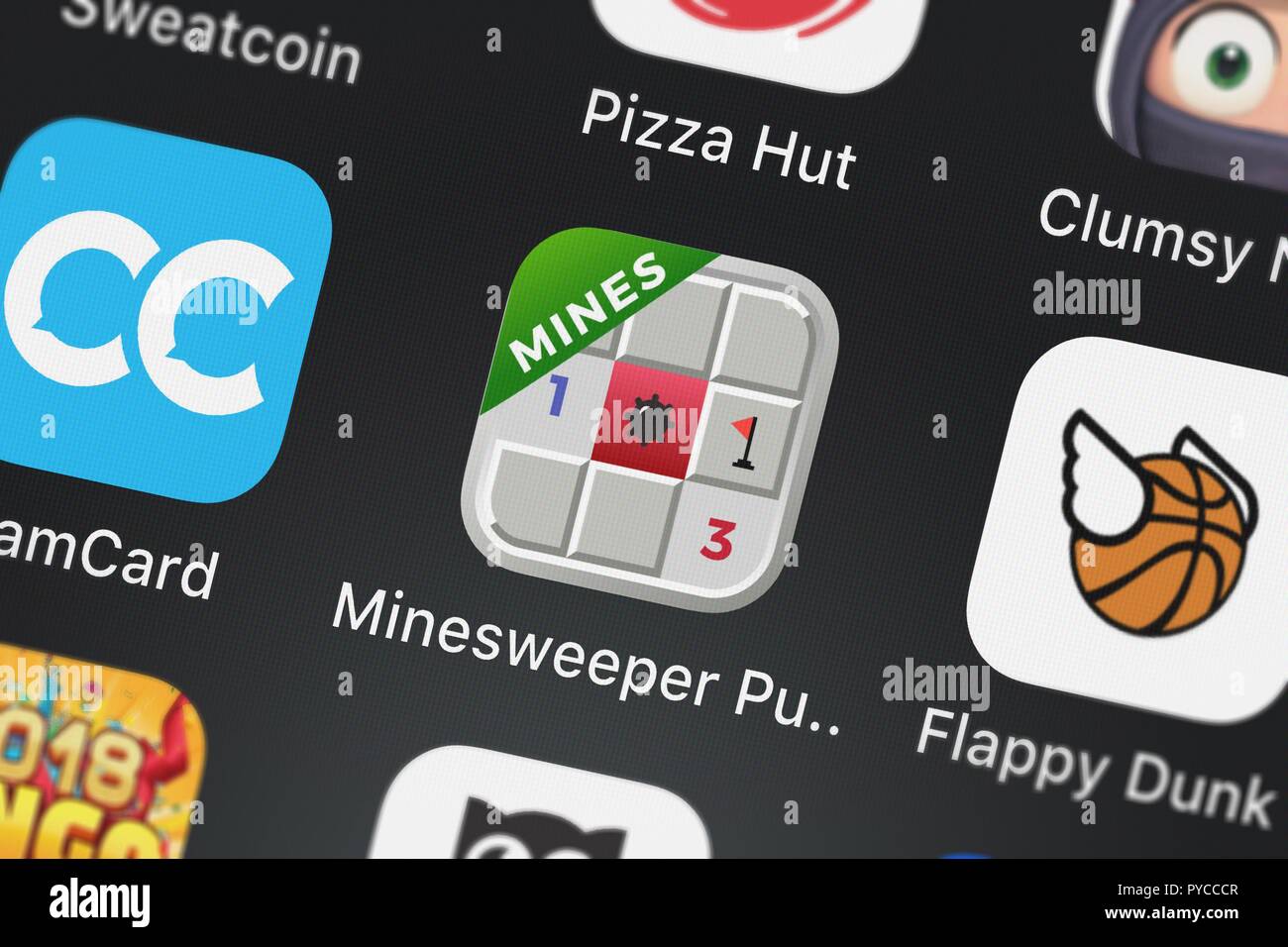Minesweeper app hi-res stock photography and images - Alamy