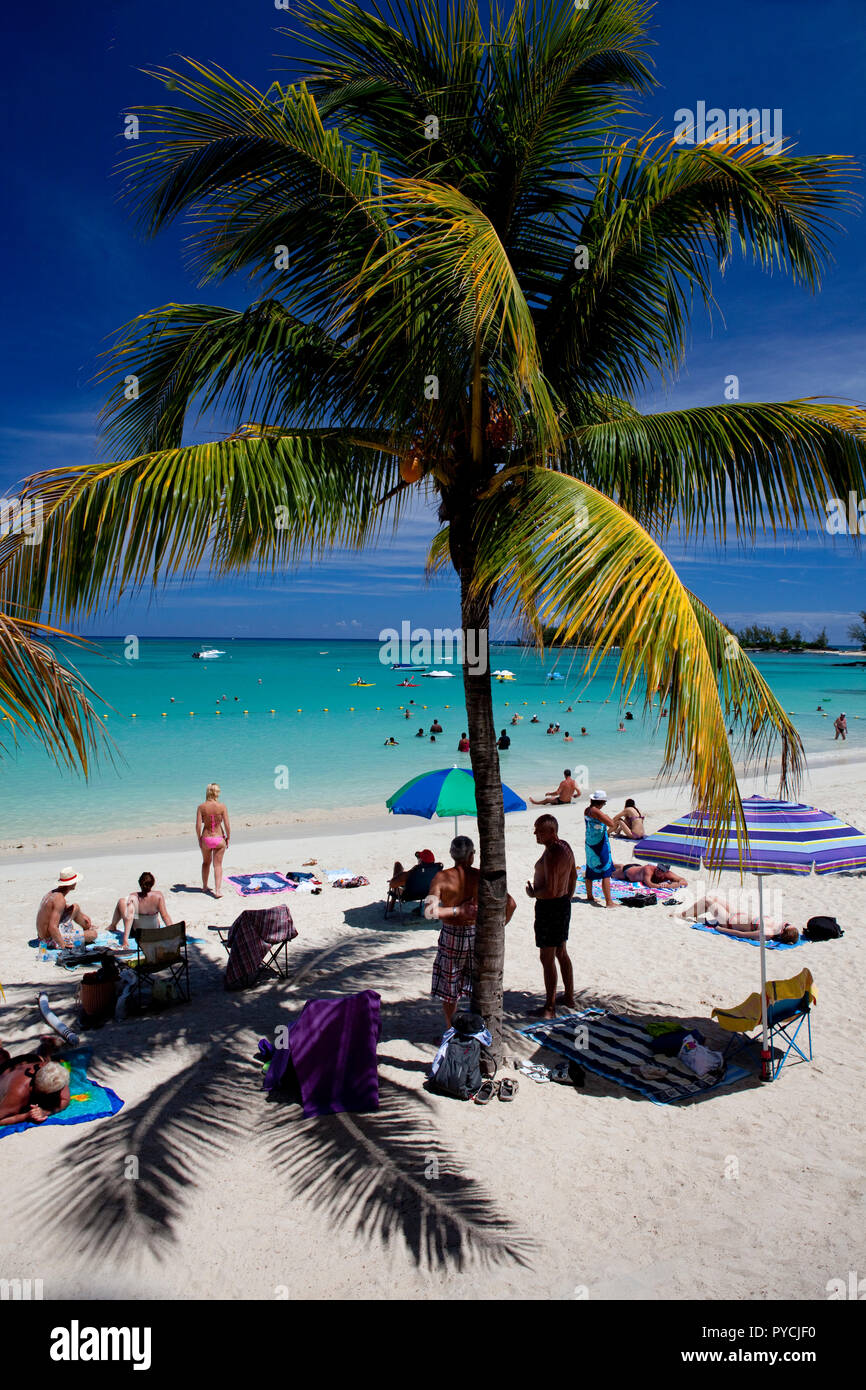 Pereybere public beach, Mauritius. Stock Photo