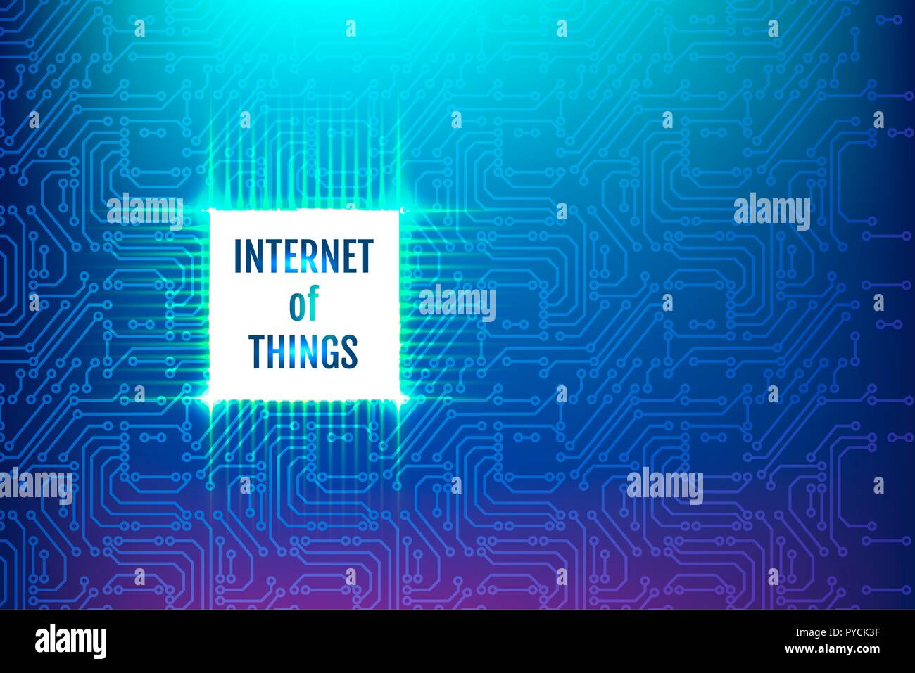 Internet of things, conceptual illustration. Stock Photo