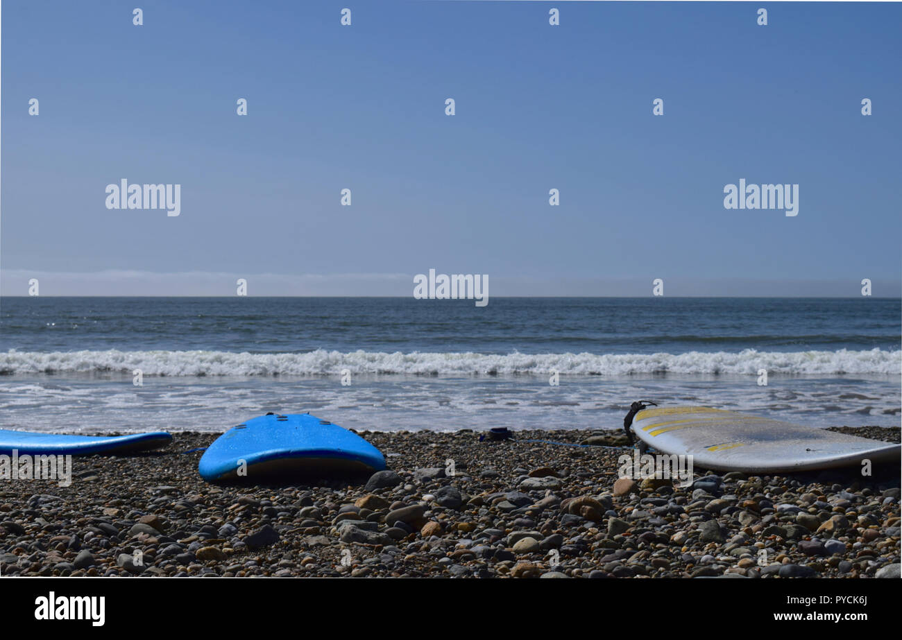 Tramore beach Waterford Ireland surfing Stock Photo Alamy
