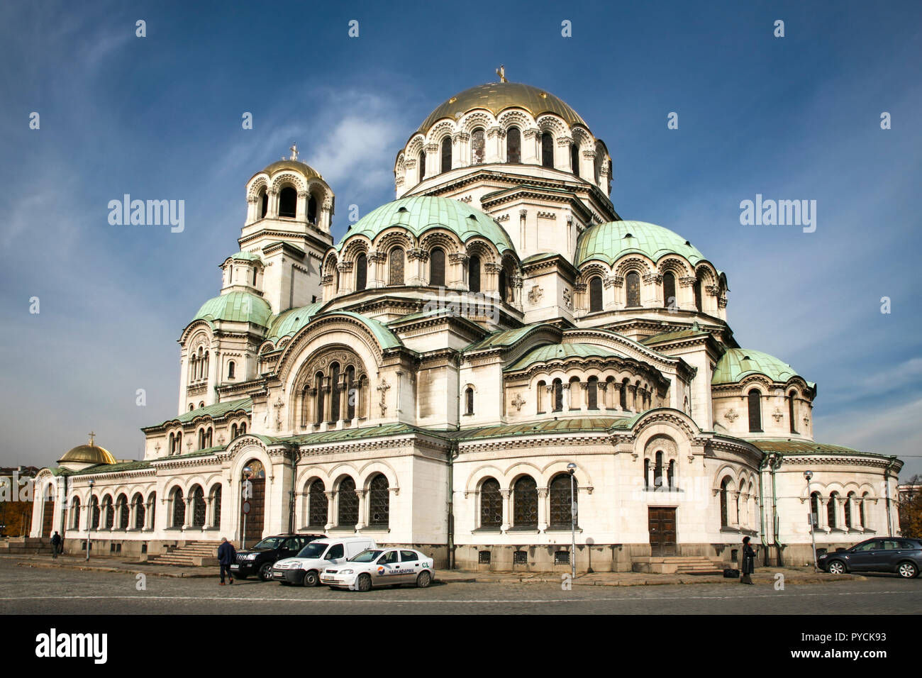 The Alexander Nevsky Cathedral, Sofia, Bulgaria Stock Photo