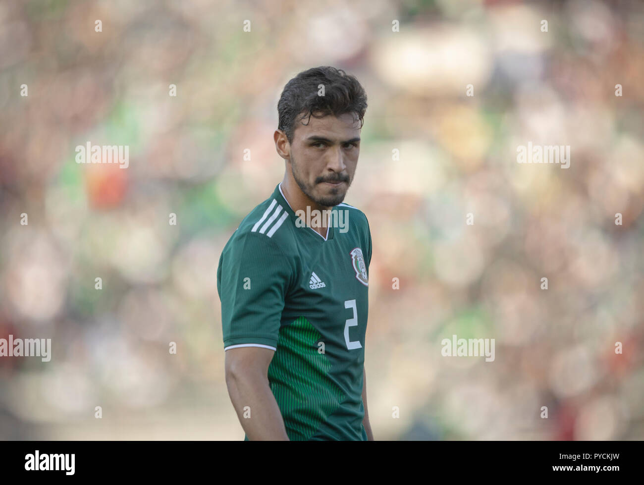Mexican National Team Defender Oswaldo Alanís Stock Photo