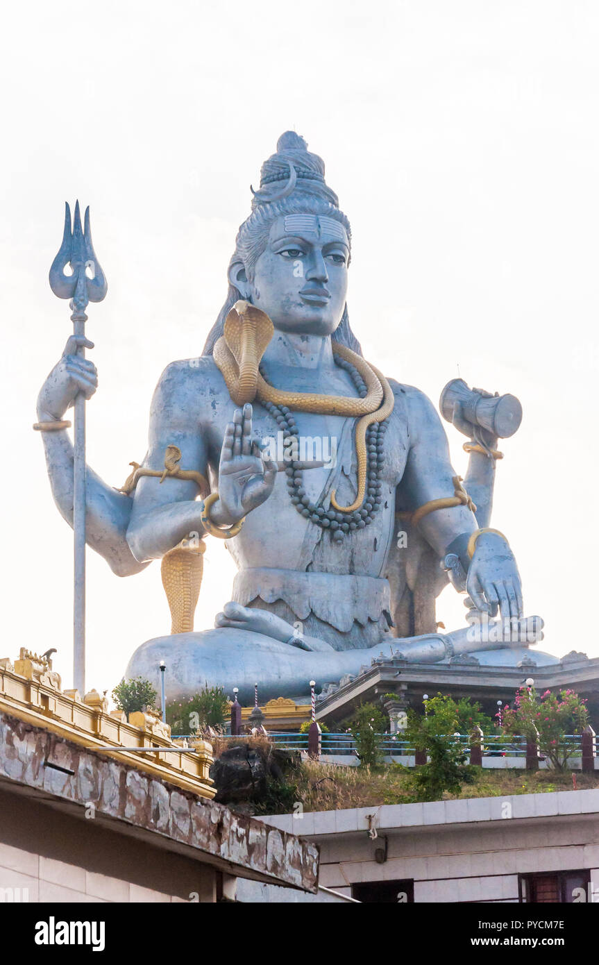 Murudeshwar, Karnataka, India January 6, 2015 The statue of great