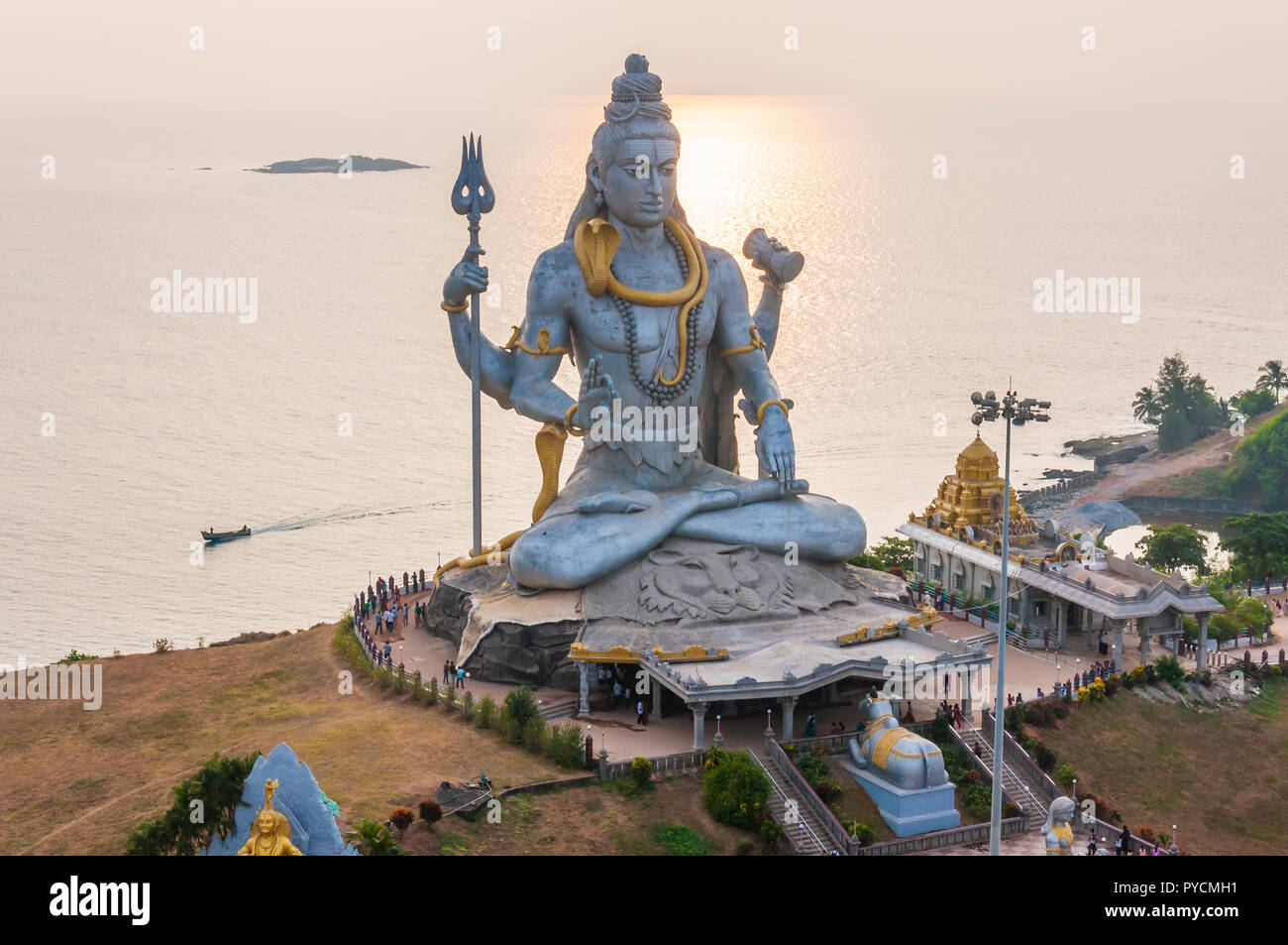 Murudeshwar, Karnataka, India January 6, 2015 The statue of great