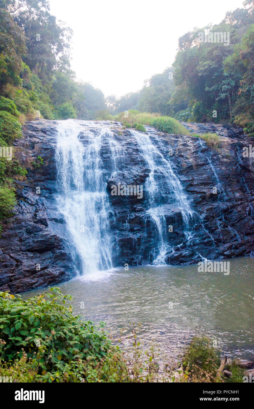 Abbey Falls lies amidst the mountains of Western Ghats around 8 km away