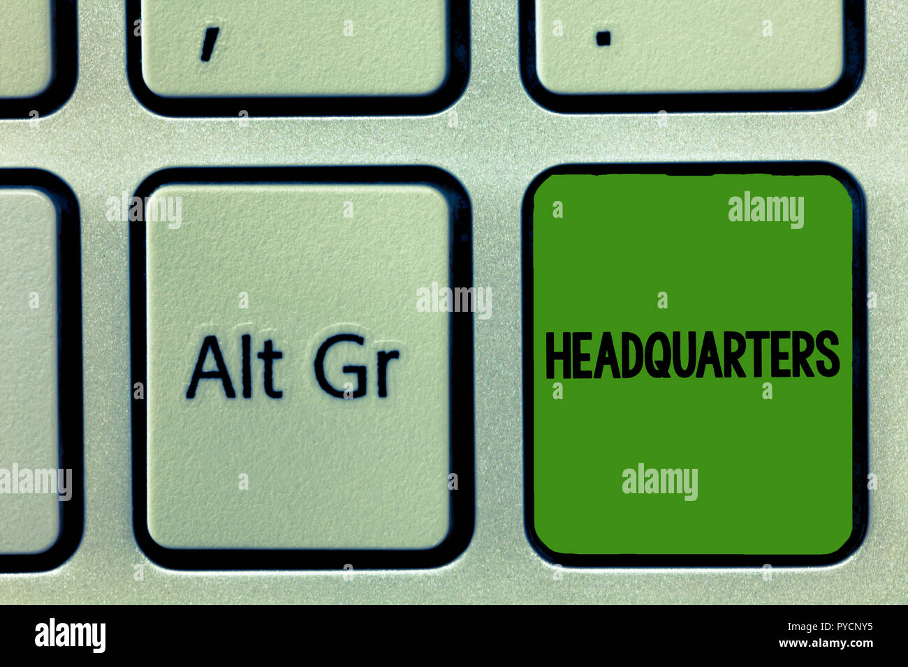 Handwriting text Headquarters. Concept meaning Main offices Premises occupied by a military