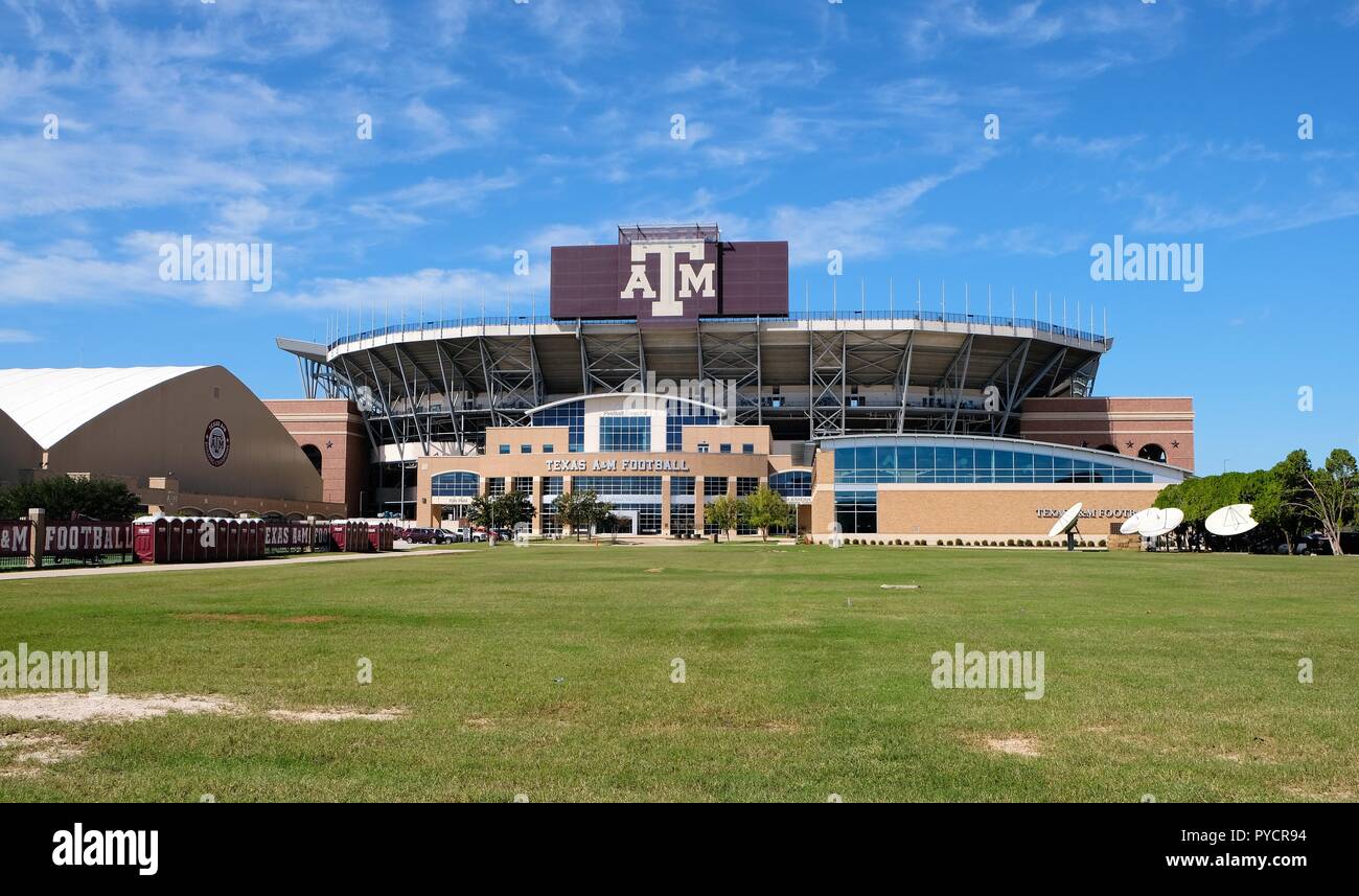Kyle Field on the campus of Texas A&M University in College Station, Texas, USA; home of the