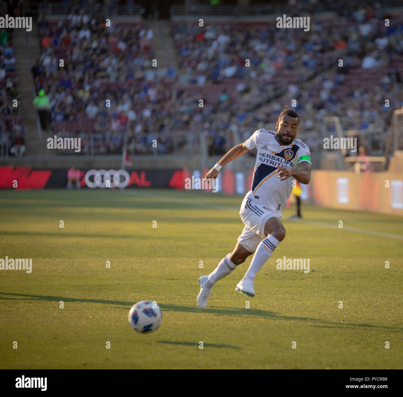 LA Galaxy defender Ashley Cole Stock Photo