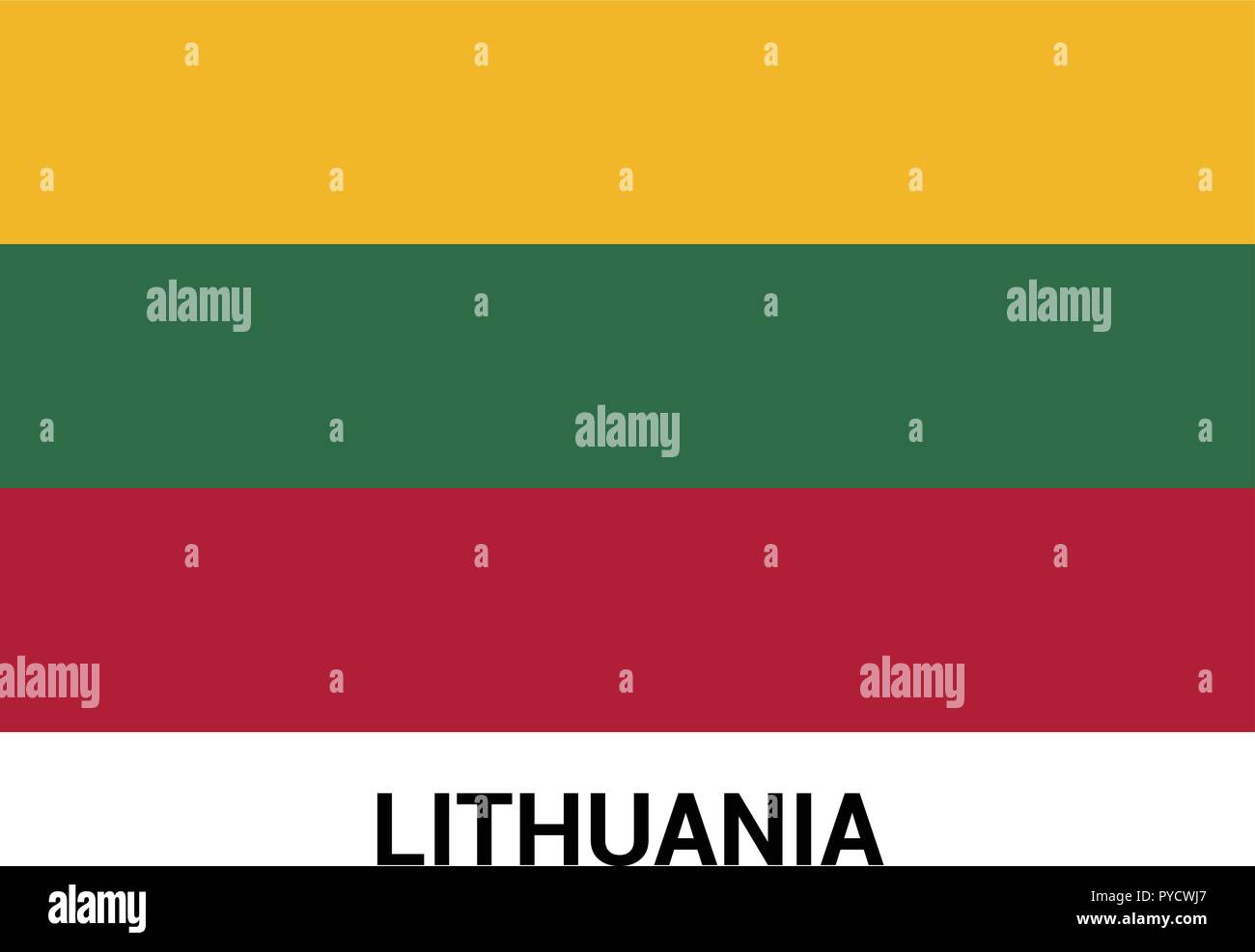 Lithuania flags design vector Stock Vector Image &amp; Art - Alamy