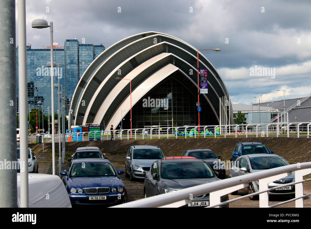 SECC Conference Center (Architekt: Sir Noprman Foster), Glasgow, Schottland/ Scotland. Stock Photo