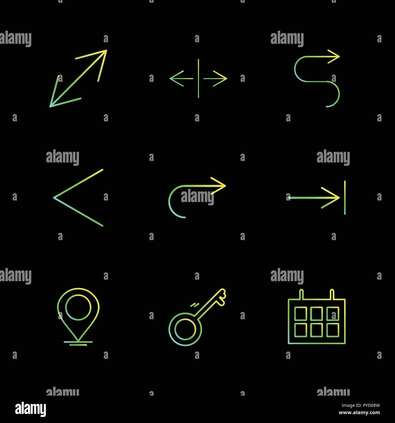 navigation , calender , arrows , directions , avatar , download ...