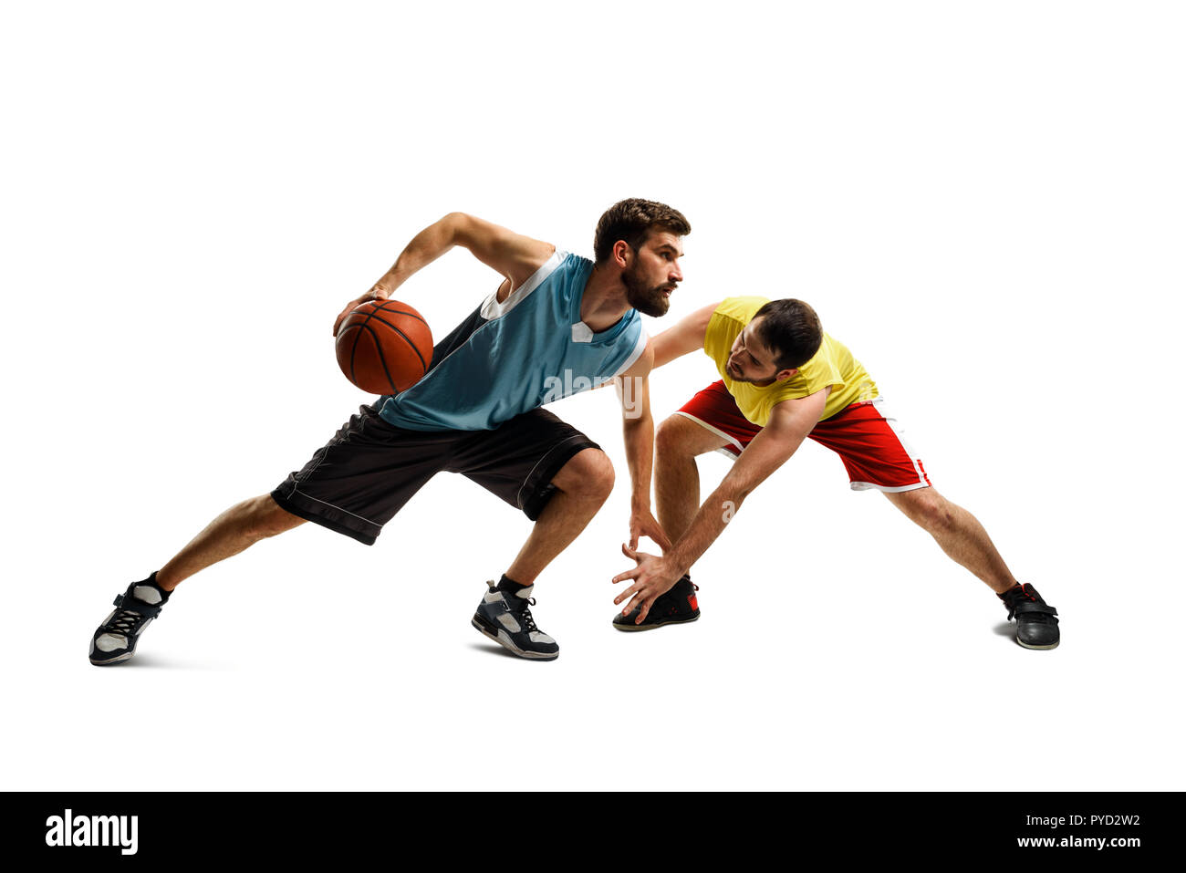 Two basketball players Stock Photo - Alamy