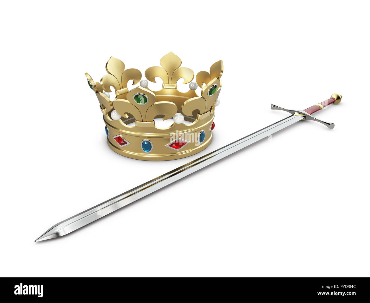 Crown And Sword High Resolution Stock Photography and Images Alamy