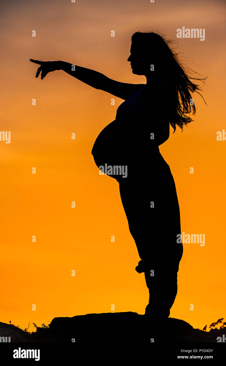 Pregnant Woman Silhouette Printable