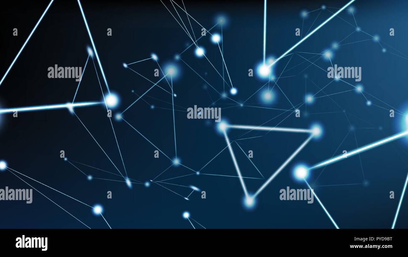 Vector abstract technological modern light effect background Stock Vector