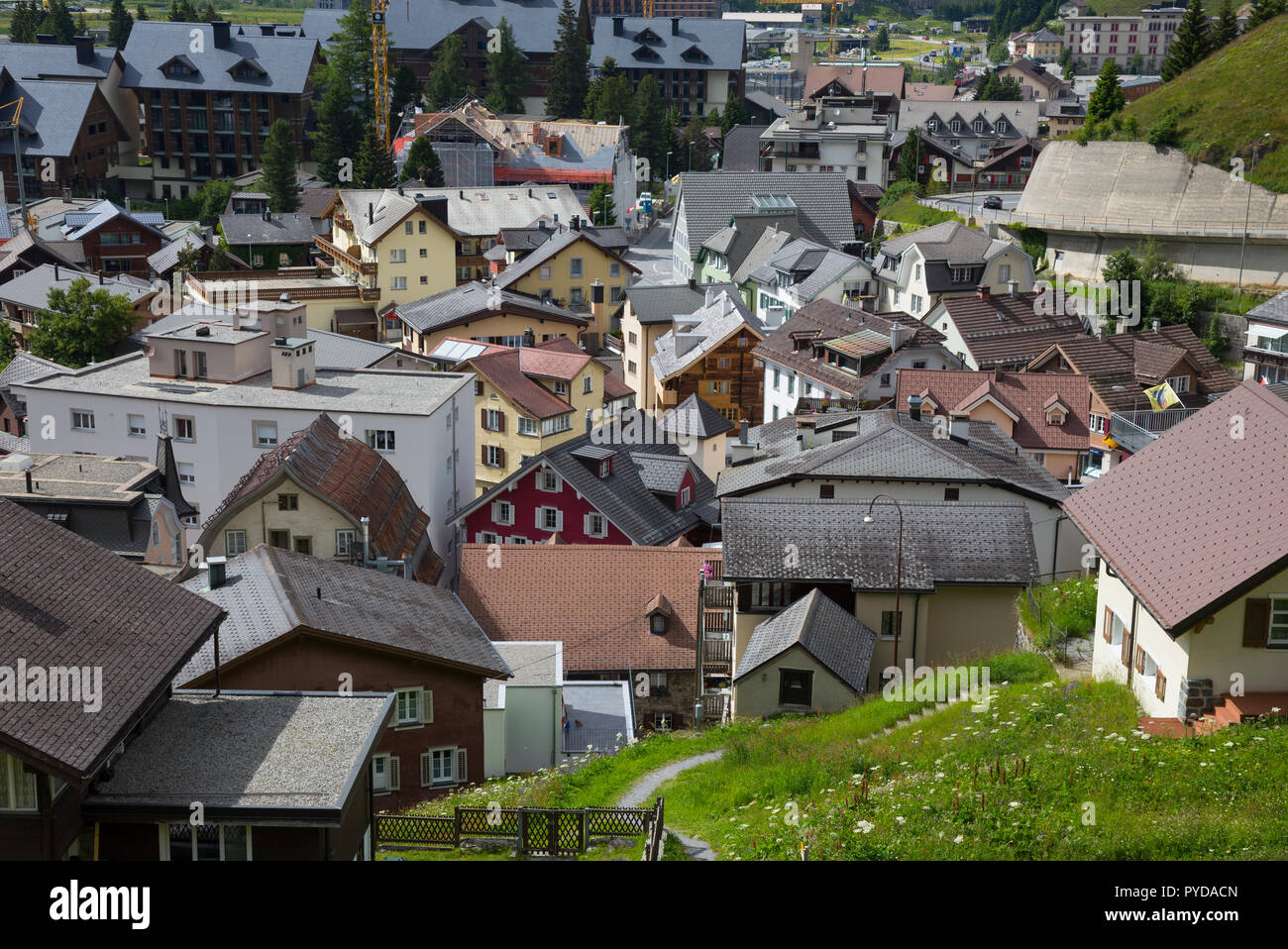 Andermatt, Switzerland Stock Photo