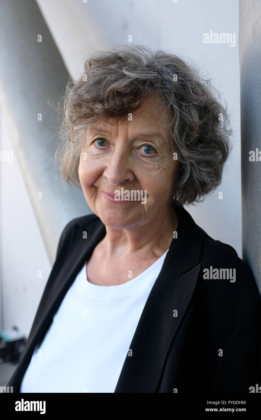 Angelika Waldis in October 2018 at the Frankfurt Book Fair. usage